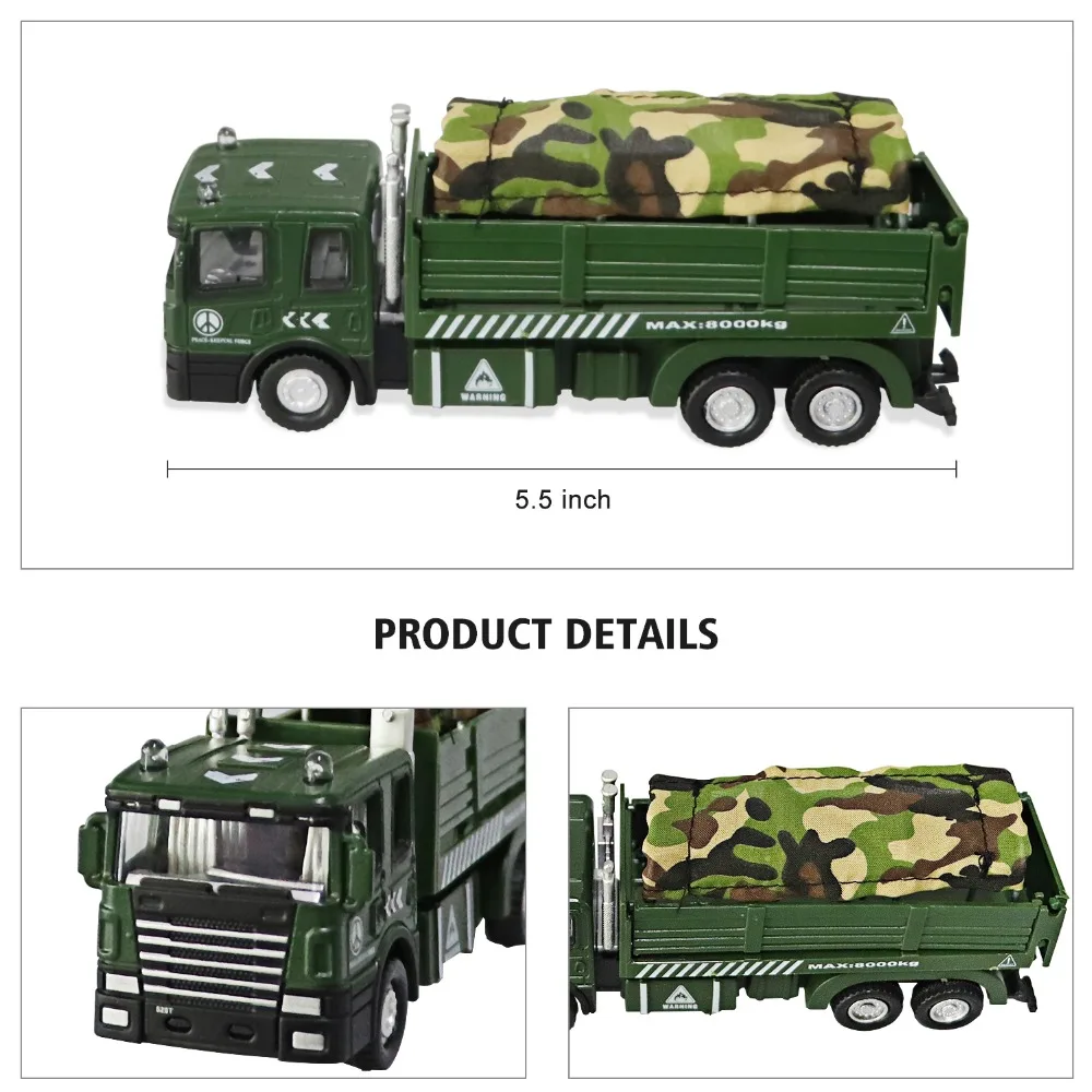 Сплав колесница Военная игрушка Автомобили Транспорт 1:32 модель 15 см оттягивание