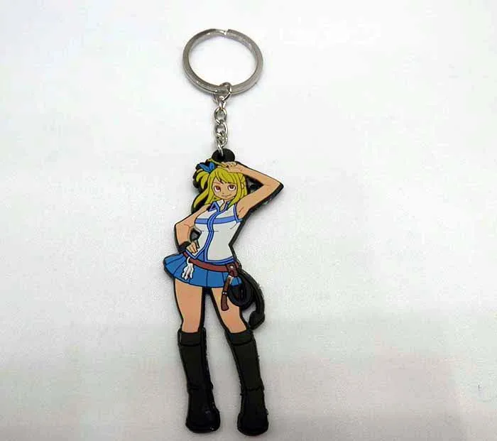 Оптовая продажа Модное популярное аниме PVC Моделя с хорошим спросом брелок FAIRY TAIL