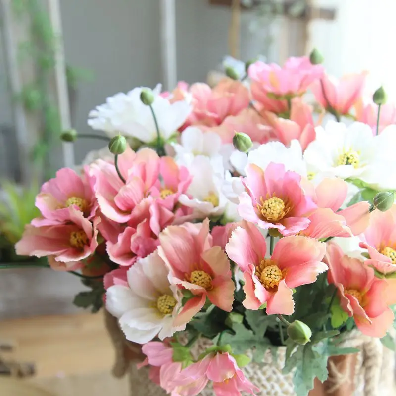 Искусственные цветы для дома свадьбы сада вечеринки украшение букет невесты