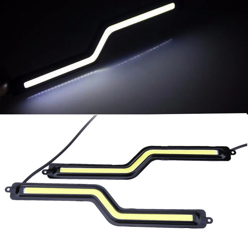2 шт./компл. 12V COB светодиодный дневные ходовые огни для дневных ходовых огней и