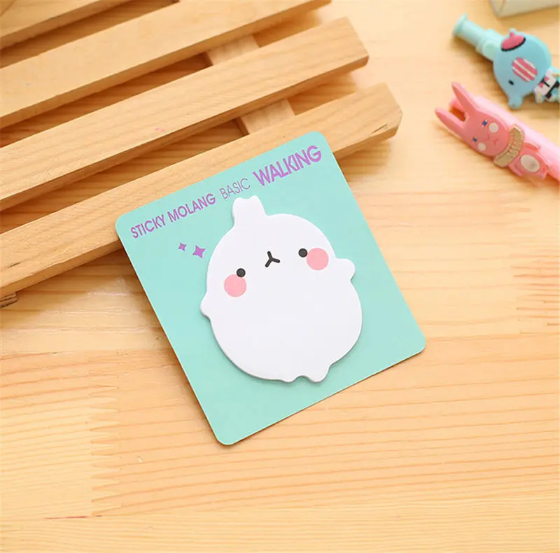 2 шт. корейские милые наклейки моланг милый Kawaii блокнот канцелярские