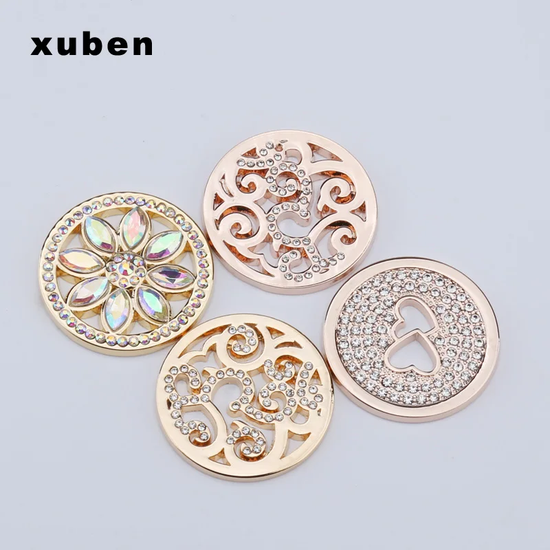 Классическая Подвеска в виде рамки золотого цвета диаметром 33 мм|frame pendant|pendant rose