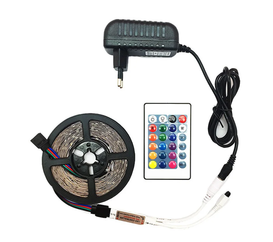 5 метров 300 светодиодов не Водонепроницаемая RGB Светодиодная лента 2835 DC12V 60