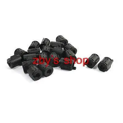

7mm Dia USB Data Cable Cylinder EMI Suppressor Ferrite Core Filter 20 Pcs