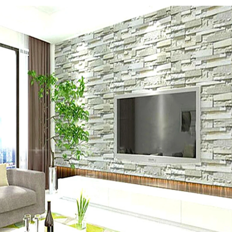 

Stone Peel And Stick Wallpaper Faux Brick Vinyl Self-adhesive 3D Wallpaper For Bedroom Living Room Walls Home Decoration Sticker