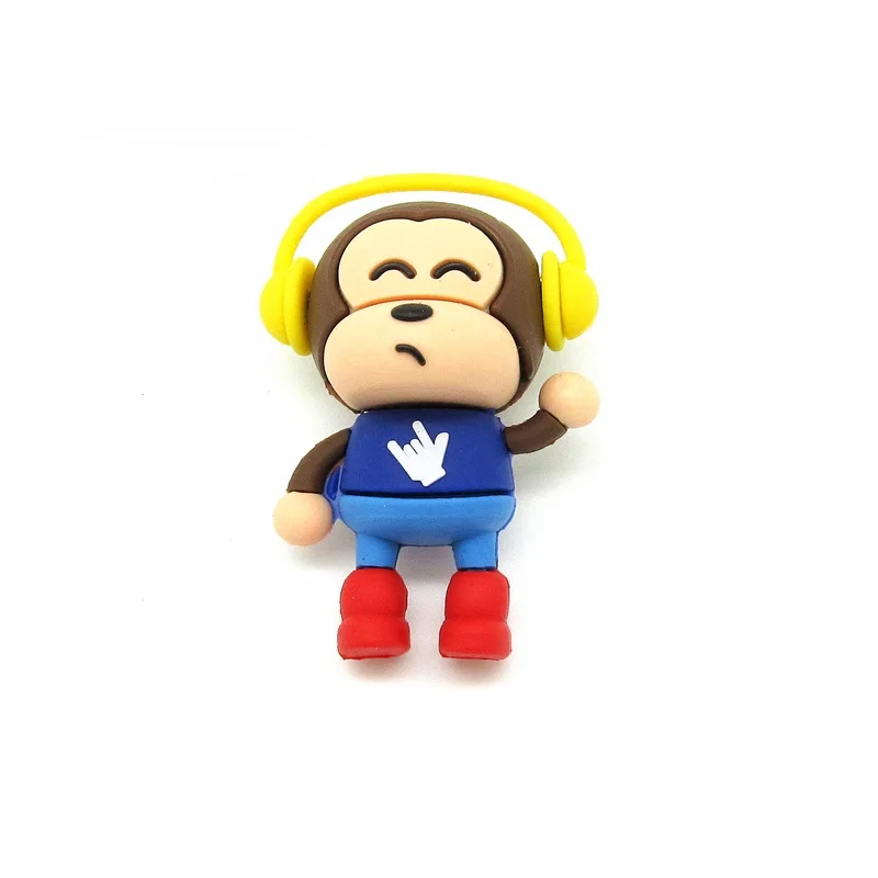 USB флеш накопитель lovely Rock monkey музыкальный подарок 32 ГБ 16 8 4 128 Мб|USB флэш-накопители|