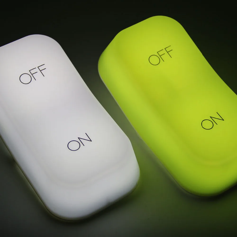 ON/OFF Key Switch Two Tranche Adjustable Dual Mode Gravity Sensor Night Light Lamp Power Supply Atmosphere Bedside Bedroom | Освещение