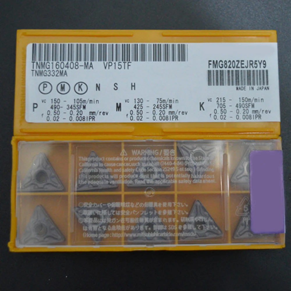 

NEW 10pcs TNMG160408-MA VP15TF TNMG332MA CNC blade Carbide