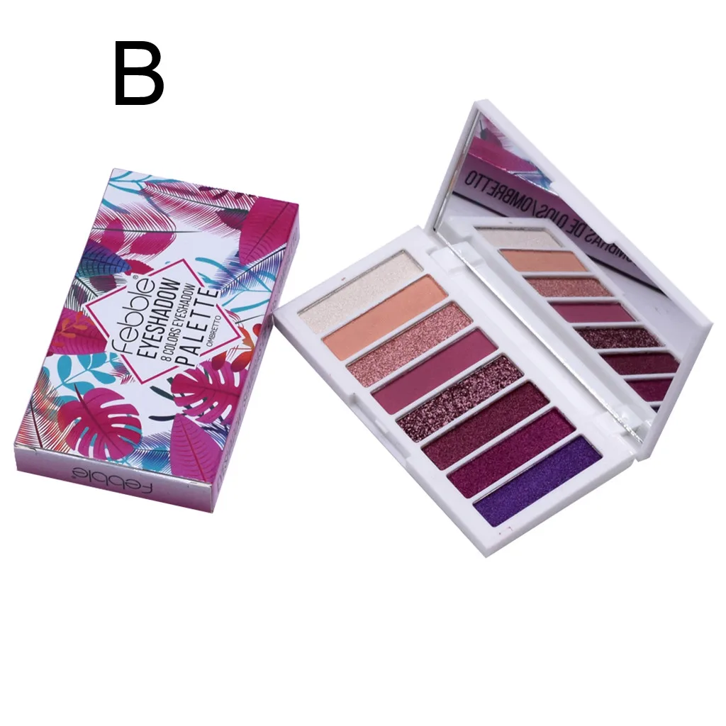 2 вида 8 цветов косметическая пудра для макияжа тени век блестящий хайлайтер