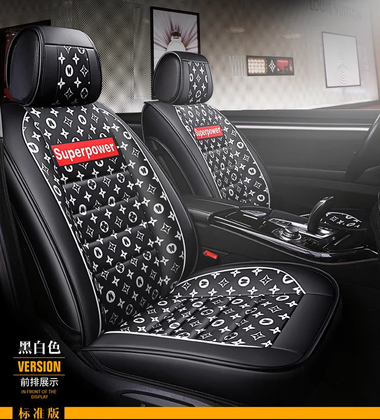 Модные автомобильные аксессуары hello kitty Fundas Coche Asiento универсальный чехол на заднее сидение автомобиля кожаный чехол для автокресла Универсальный