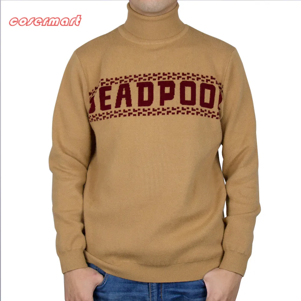 Новинка толстовки с дэдпулом супергероя свитер для косплея вязаный пуловер