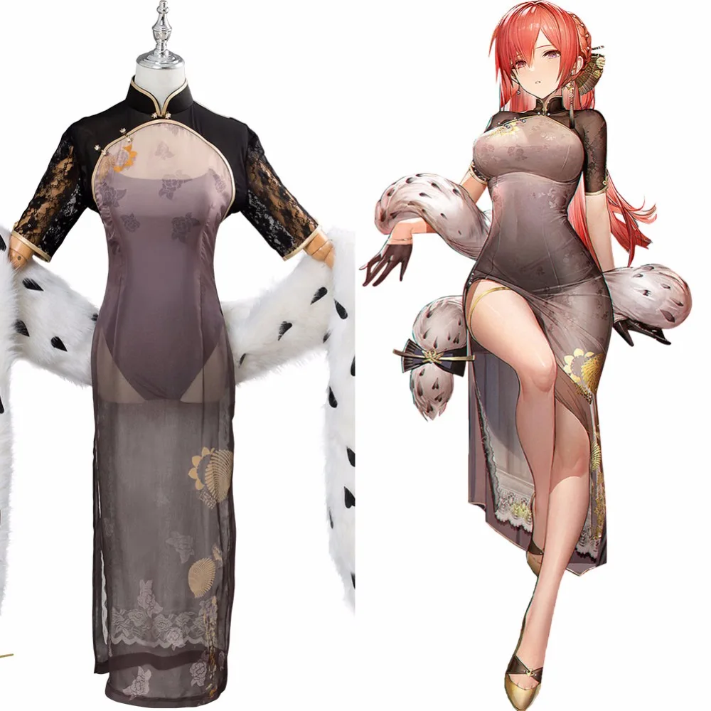 

Azur Lane HMS Monarch Cosplay Costume Sexy Dress Kimono New Year Skin Adult Women Girls Halloween Carnival Cosplay Costume