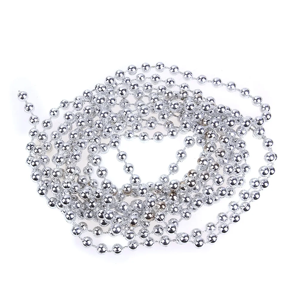 Цепочка Из серебра 2 7 пробы с бусинами гирлянда украшения для рождественской