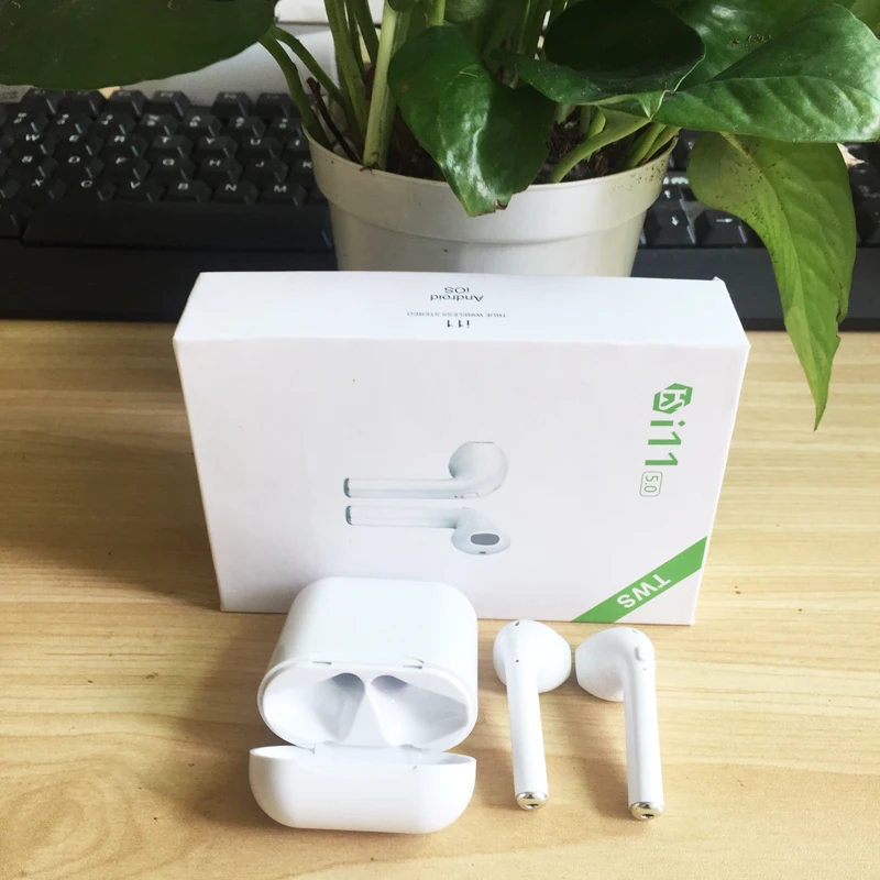 I11 TWS Беспроводные Мини 5,0 Bluetooth наушники гарнитуры наушники для всех смартфонов