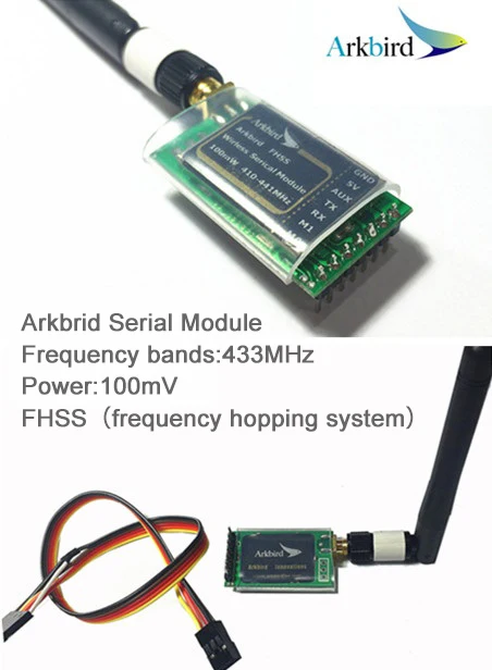 Arkbird GCS 433 МГц передача данных серийный модуль (совместим с 2 0/2 0 Lite Автопилот) |