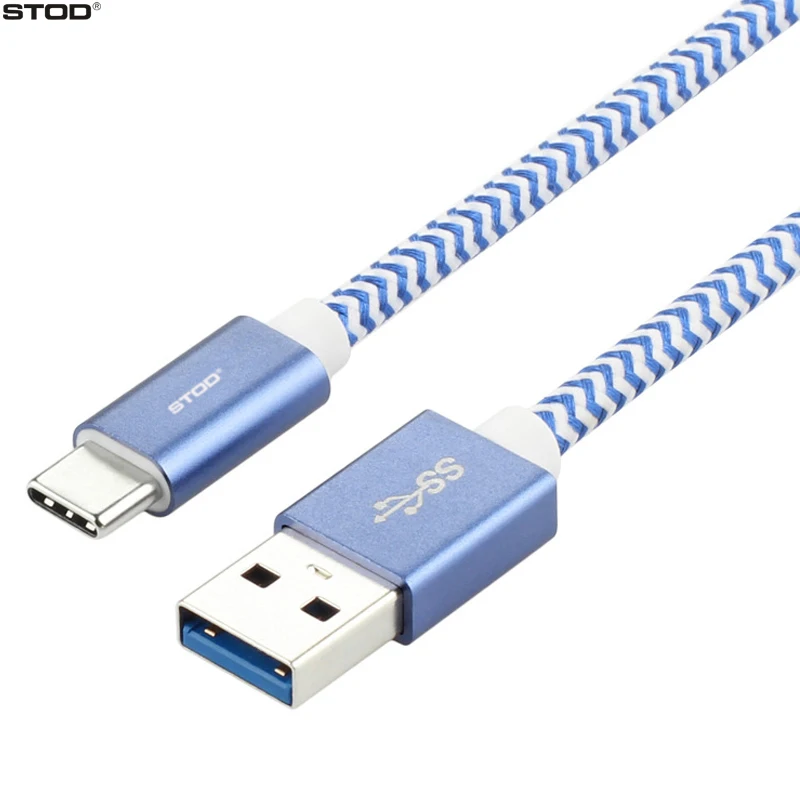 Кабель STOD USB 3 0 Type C для быстрой зарядки А 5 Гбит/с Samsung Galaxy S8 S9 Huawei P20 Mi 9 Oneplus LG G8|nylon