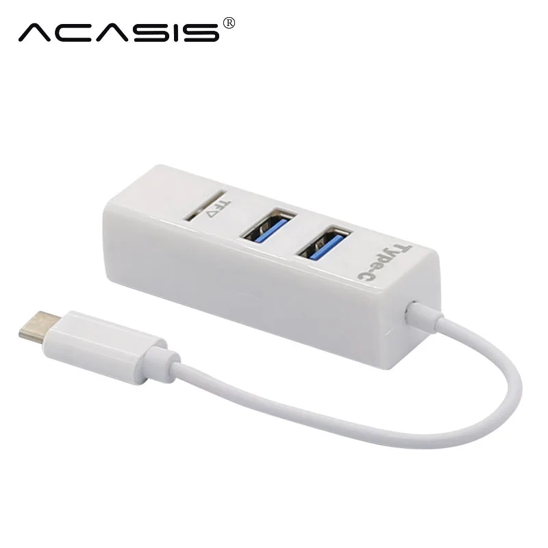 new type c 3.1 USB hub TF Card reader 3-port Laptop Accessories Distributor splitter adapter | Компьютеры и офис