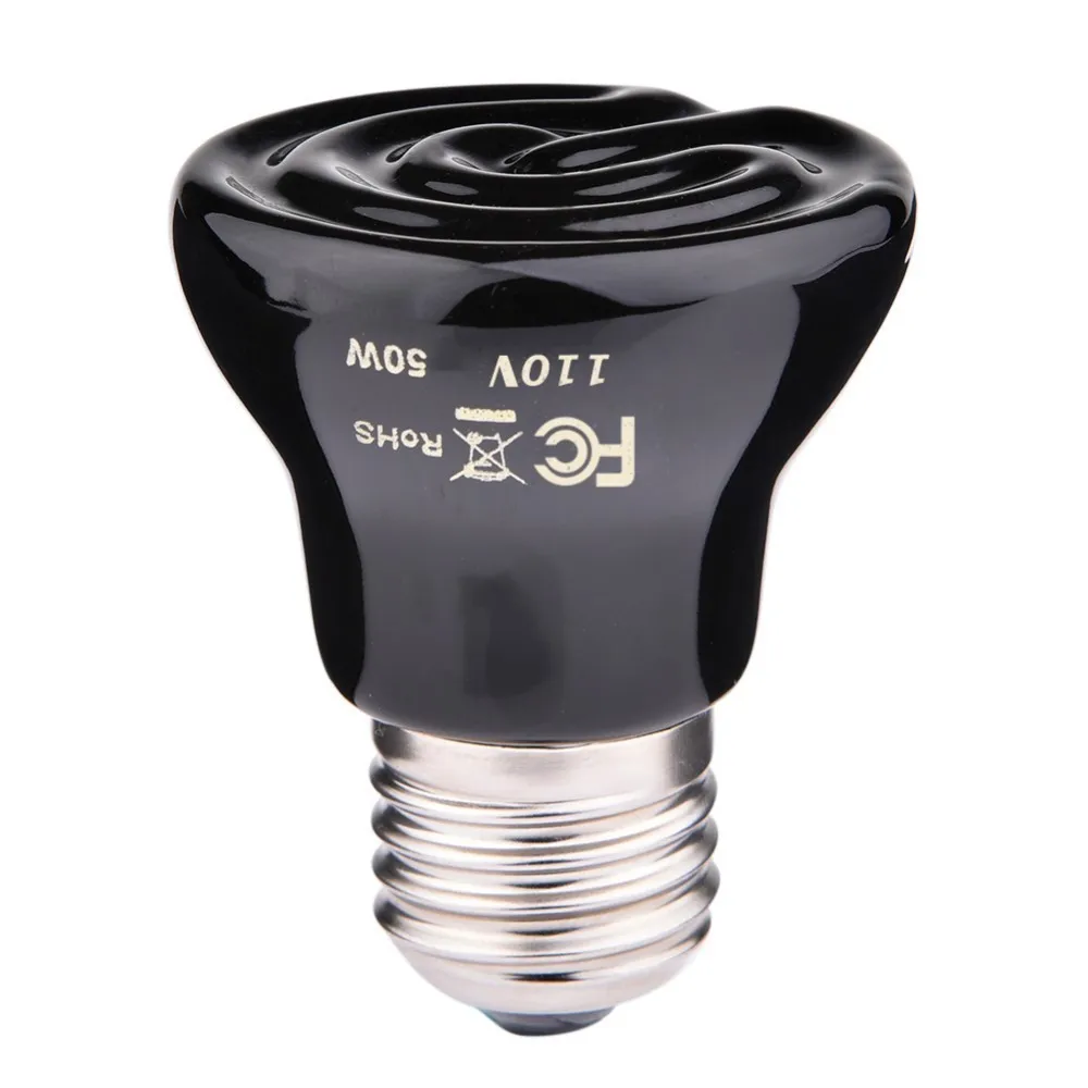 110 В лампа для обогрева домашних животных черная инфракрасная керамическая