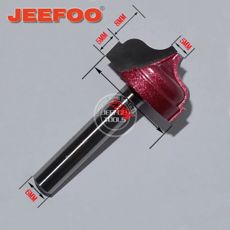

6*22(B) 6mm Shank Open End Carving Lace Knife Bit 3D Woodworking Insert Tungsten Carbide CNC Router Bit Wood Cutter