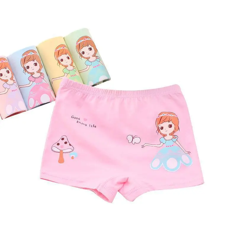 

5Pcs Baby panties for Girls underpants Cotton Cute Breathable Soft Cartoon Animal Print Underwear Panties Training Briefs
