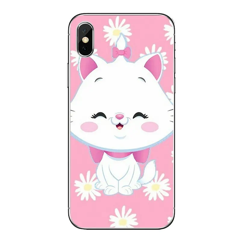 For Xiaomi Redmi 4X S2 3S Note 3 4 5 6 6A Por Pocophone F1 Mi aristocats cat kitty Soft Transparent Shell Covers |