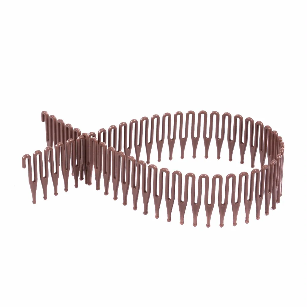 WHOLESALE 6PCS PVC короткая Расческа с украшением в виде крыльев парик клип оснастки для