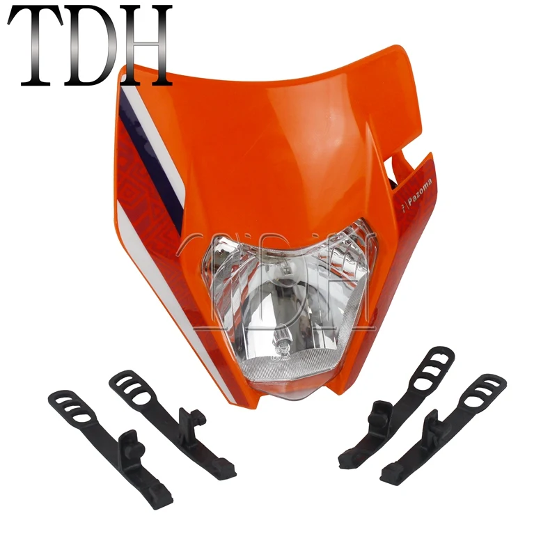 Оранжевый Универсальный наклейка на фары маска фару для 2016 2017 2018 XC SX EXC XCF SXF SMR