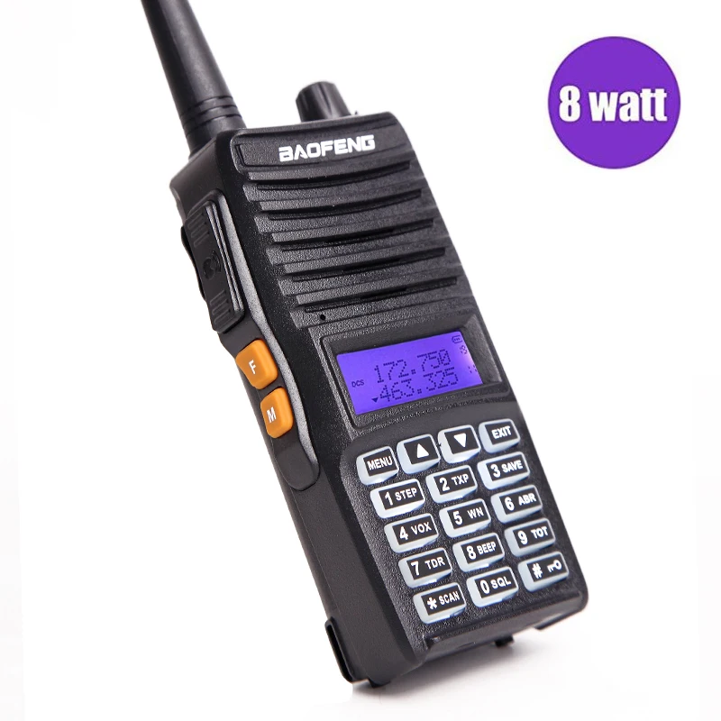 Рация Baofeng UV 82(II) 8 Вт/4 Вт/1 Вт два диапазона 136 174/400 520 МГц настоящий двустороннее