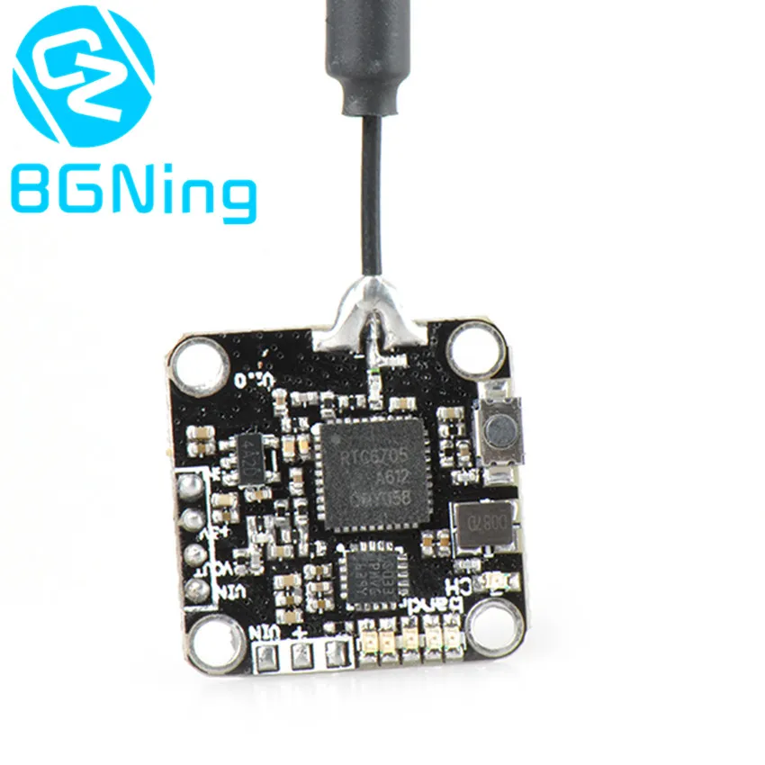 

Mini VTX 25mw 40CH Integrated OSD VTX-OSD 5V FPV Transmitter Module for Flytower FPV DIY RC Racing Drone Transmission System