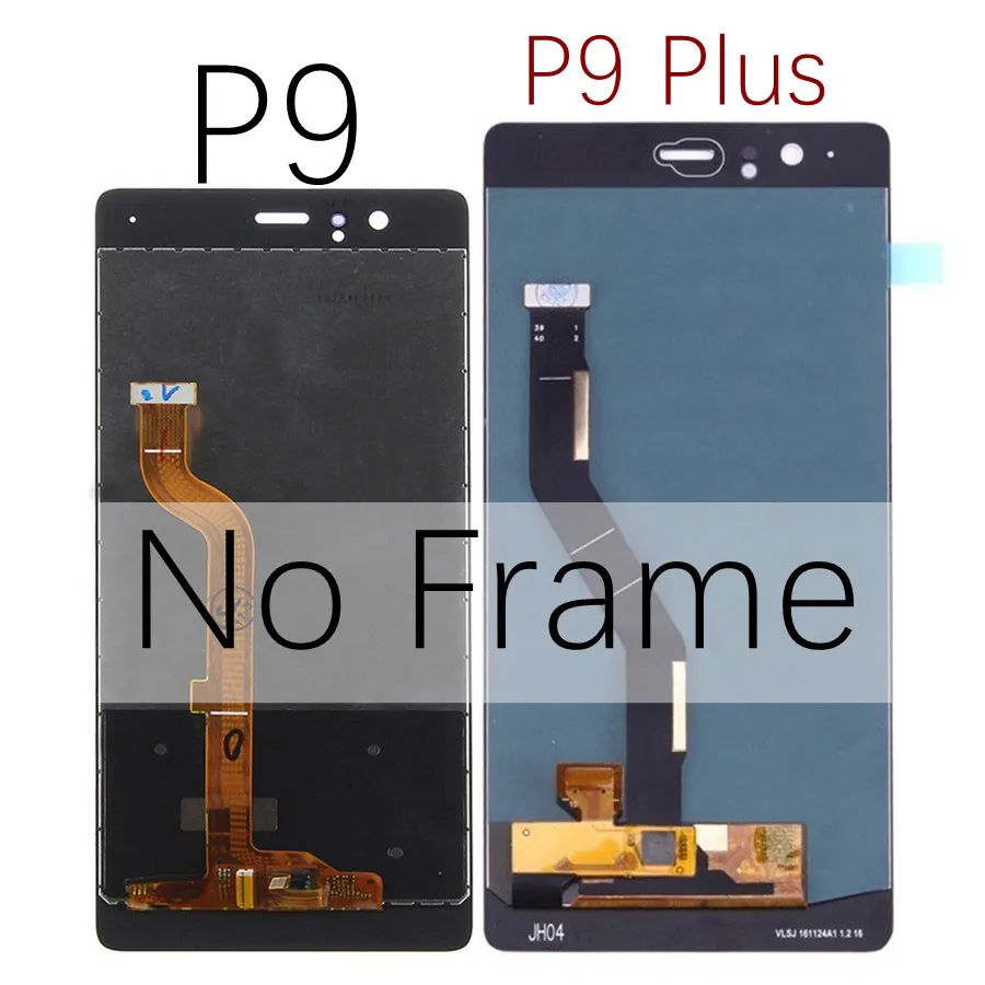 Для huawei P9 ЖК-дисплей кодирующий преобразователь сенсорного экрана в сборе с рамкой для huawei P9 Plus ЖК-экран EVA L09 L19 VIE L09 L29