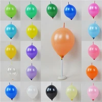 100pcslot 6 inch tail anniversary party balloons decoration balloons birthday toys party line blobos pink purple gold silver