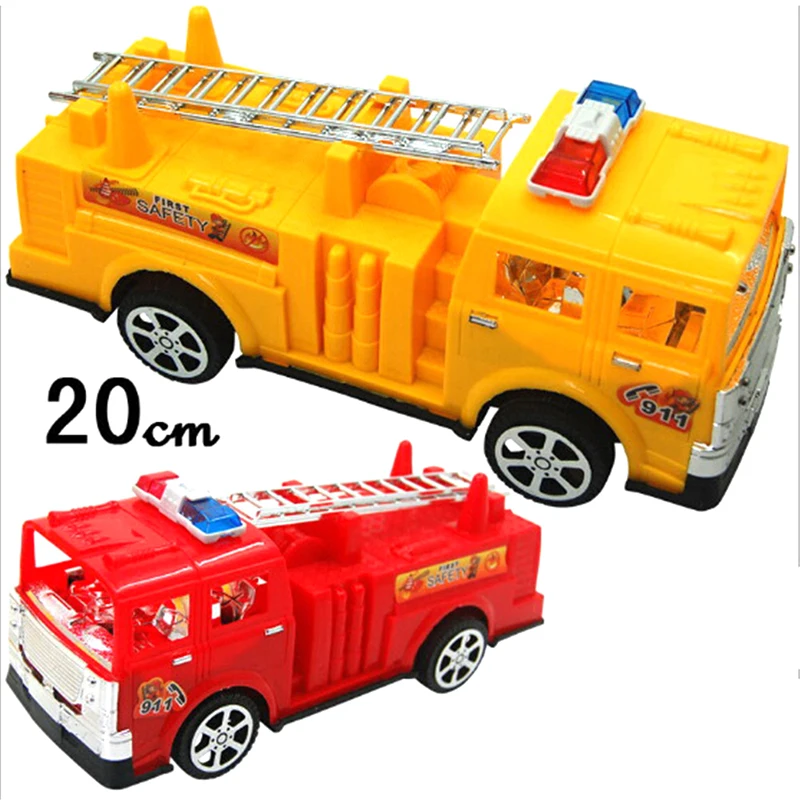 1pc 20cm Pull Back Fire Truck Pretend Play Water Tanker Models Kids Educational Toys | Игрушки и хобби