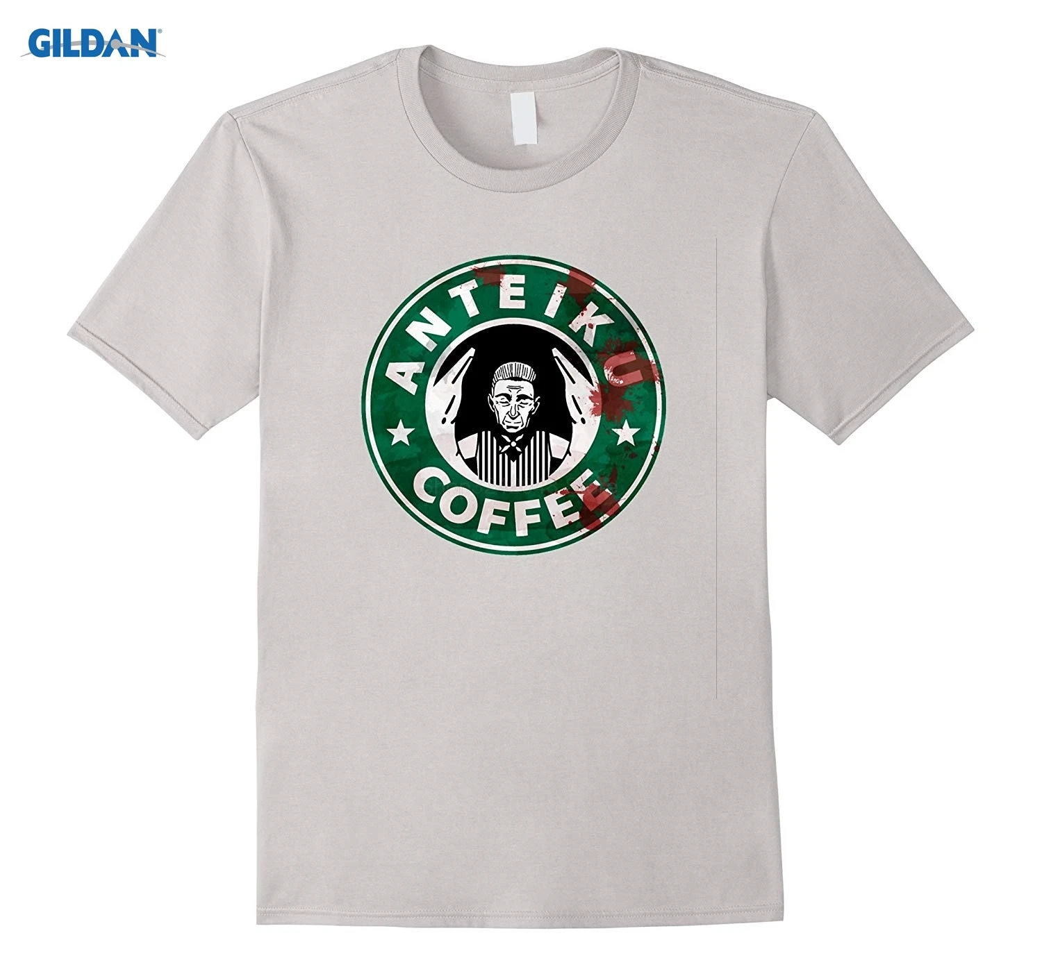 Anteiku coffee Токийский Гуль пародия Летняя мода Мужская футболка с коротким рукавом |