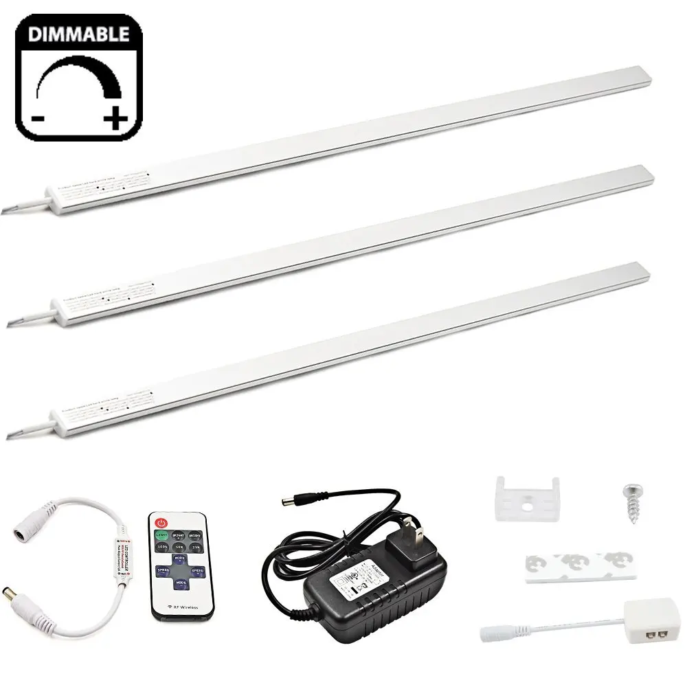 Dimmable кухня под шкаф жесткая полоса 3 м 0 5 10 Вт бар свет комплект 12 В в светодио дный
