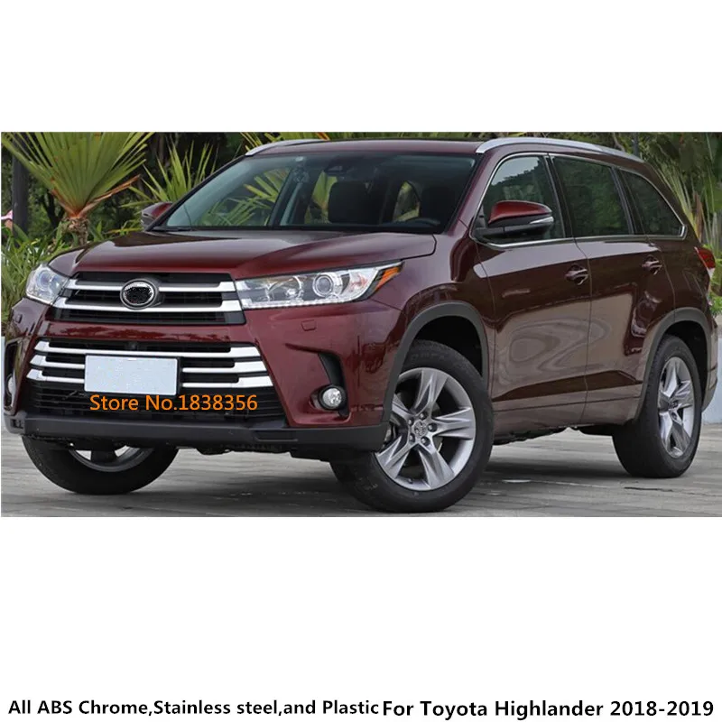 4 шт. накладки на порог для Toyota Highlander 2018 2019 2020 | Автомобили и мотоциклы