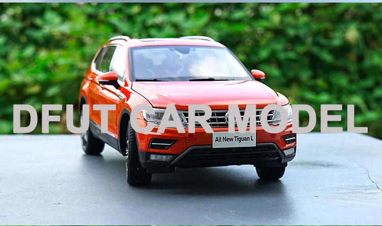 Литая 1:18 игрушка из сплава, модель спортивного автомобиля TIGUAN L, детские игрушечные машинки, оригинальные авторизованные подлинные детские игрушки, подарок