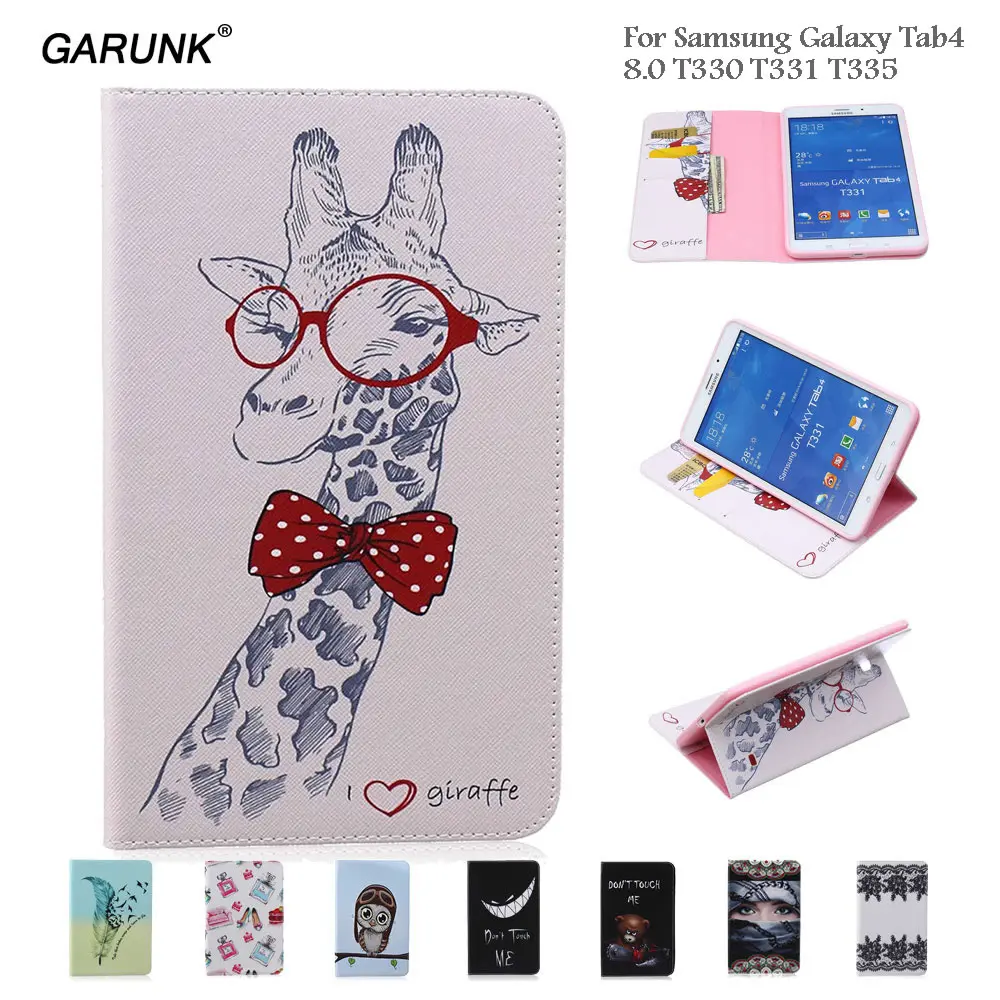 Для Samsung Galaxy Tab 4 T330 T331 T335 8 0 дюймов чехол для планшета с принтом цветов Прекрасный