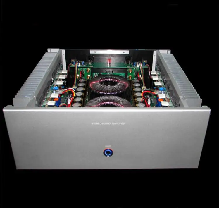 Усилитель мощности hifi с повторной гравировкой Swiss L и Goldmund Telos 600 pure post-stage fever |