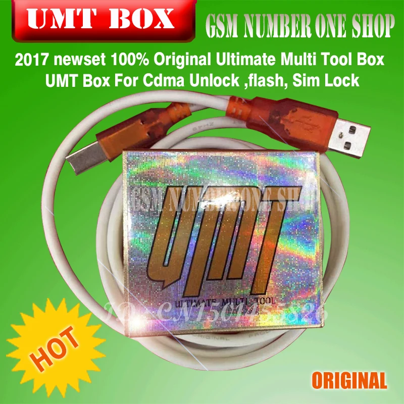 100% Оригинальный контейнер для инструментов Ultimate UMT Box разблокировки Cdma вспышки