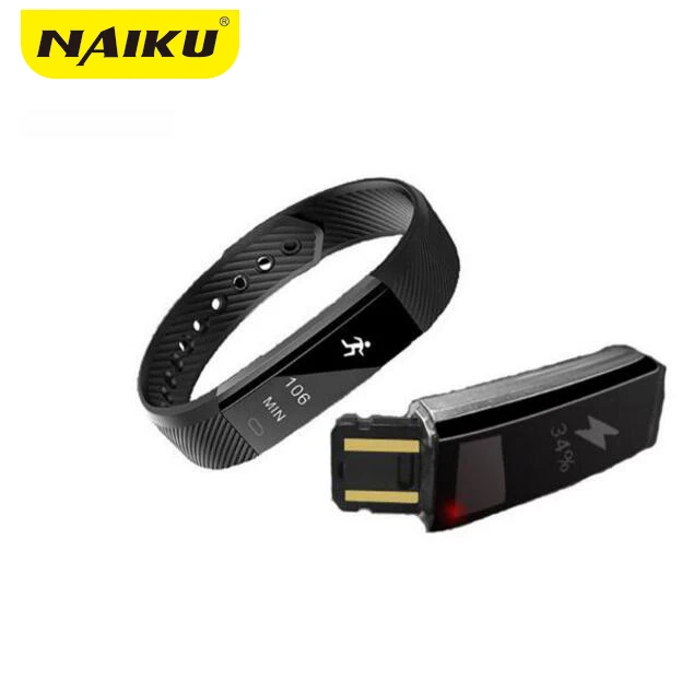 ID115 Smart Bracelet Fitness Tracker Step Counter Activity Monitor Band Alarm Clock Vibration Wristband for iphone Android phone |
