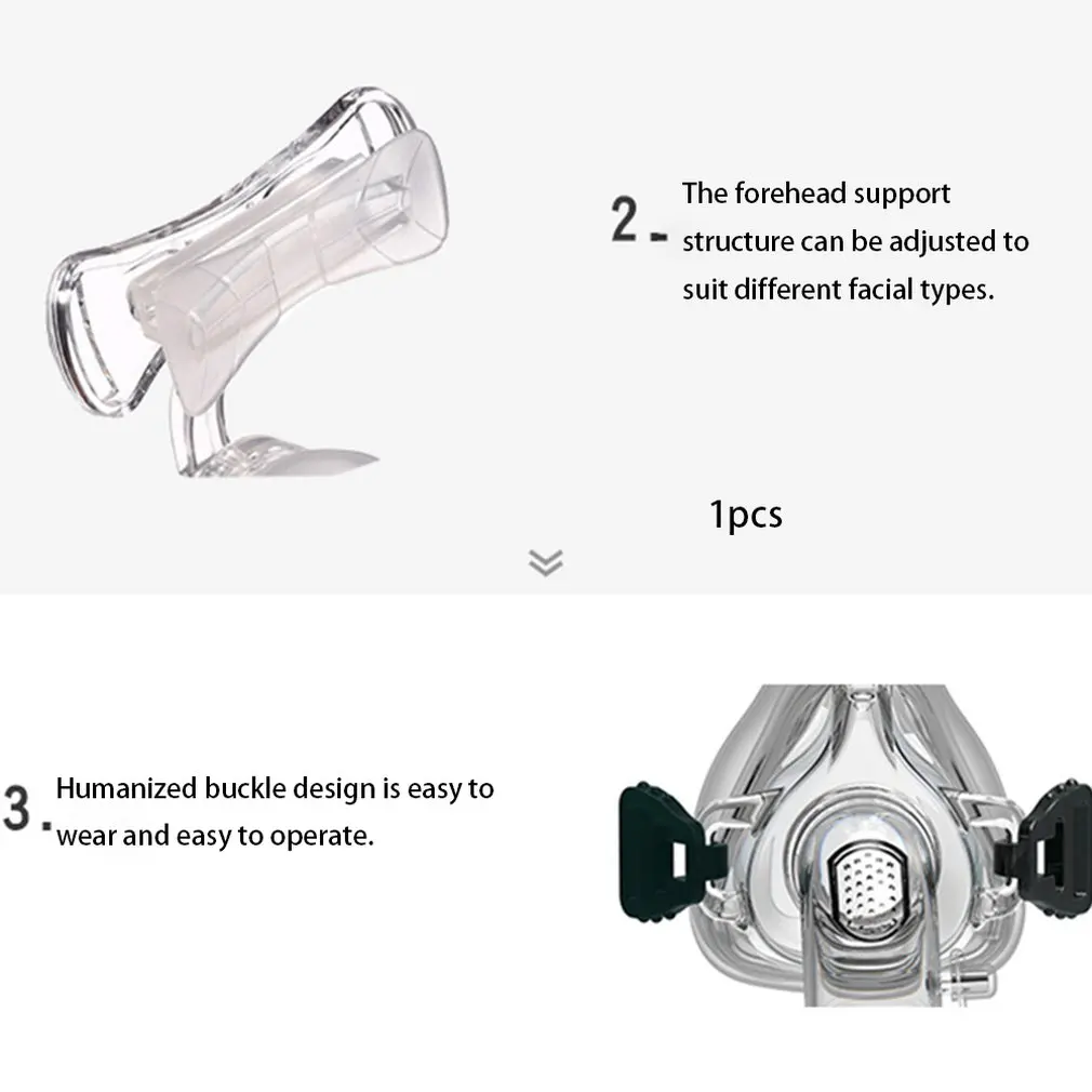 

Masks for breathing with adjustable breathing apparatus apnea sleeping anti-snoring Medical silicone