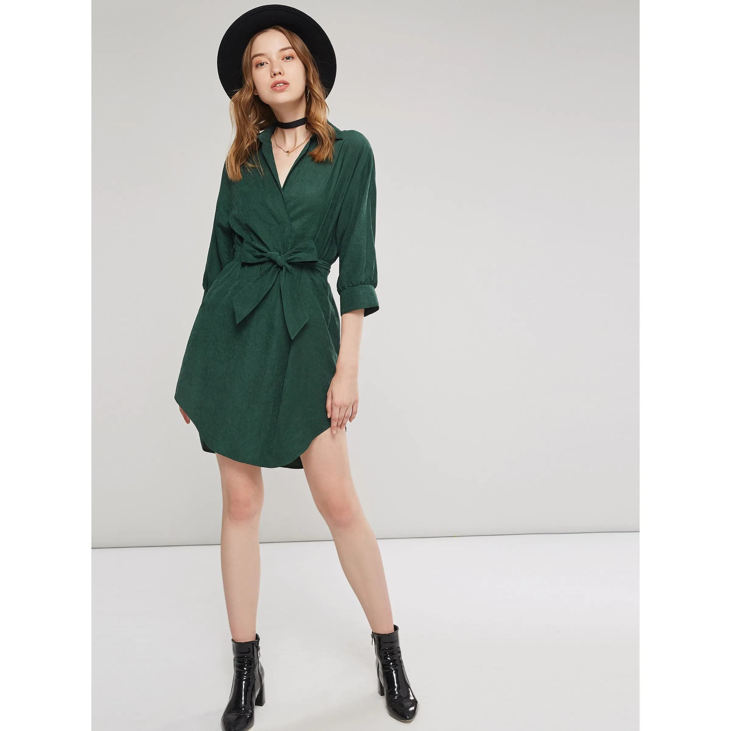 Для женщин Мини платья Boho Элегантный Алина простой Асимметричная кружево до