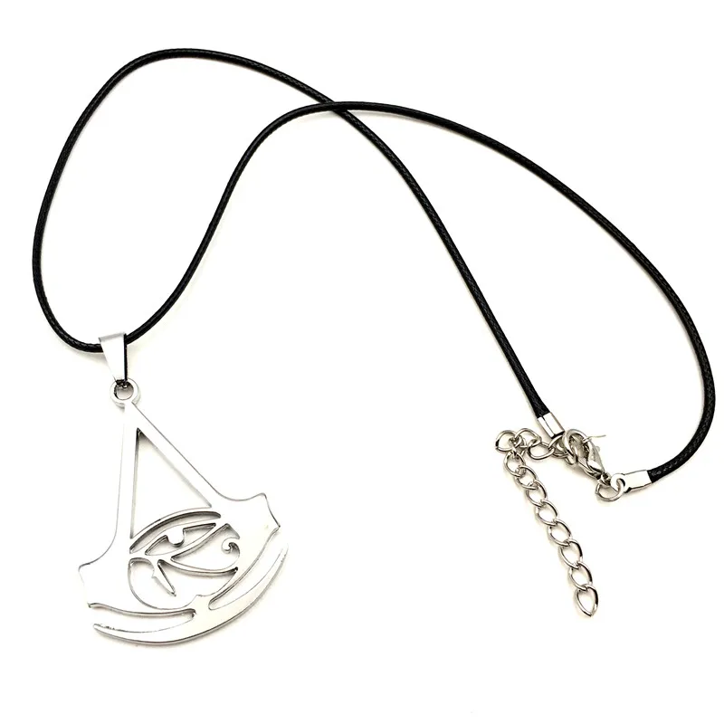 Ожерелье с логотипом модный сплав кулон ювелирное изделие веревкой цепочка для