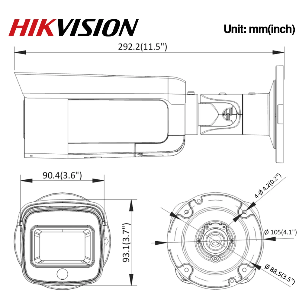 Hikvision ColorVu оригинальная ip камера DS 2CD2T47G1 L 4MP Сетевая купольная POE H.265 CCTV слот для sd