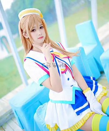 Прекрасно! Солнечный свет! Косплей костюмы Aqours классическое аниме платье для