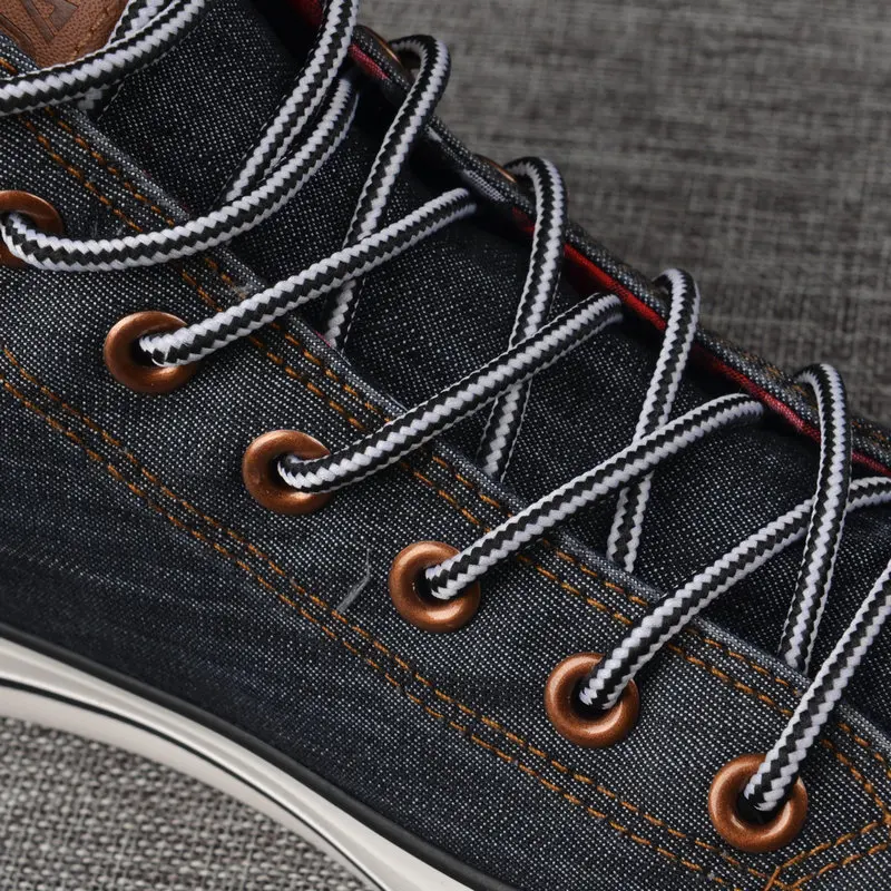 2019 г. Летняя мужская парусиновая обувь на высокой подошве ковбойские