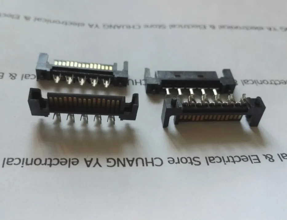 50 шт. заклепочные штекеры SATA 15 контактов|male power connector|male plughousing connector |