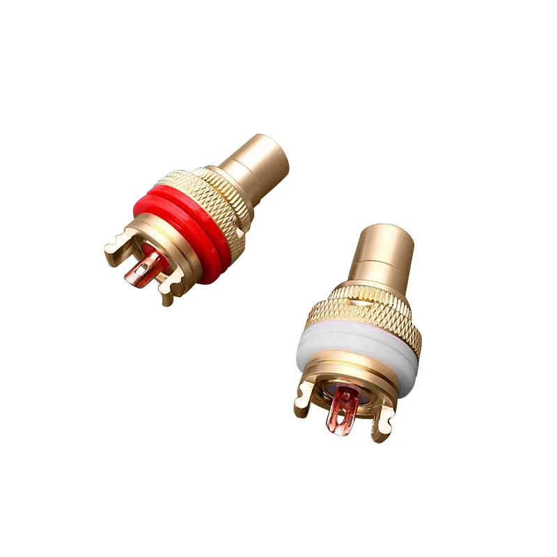 8 шт красный + белый RCA муфтовый стыковочный переводник шасси высокое качество CMC