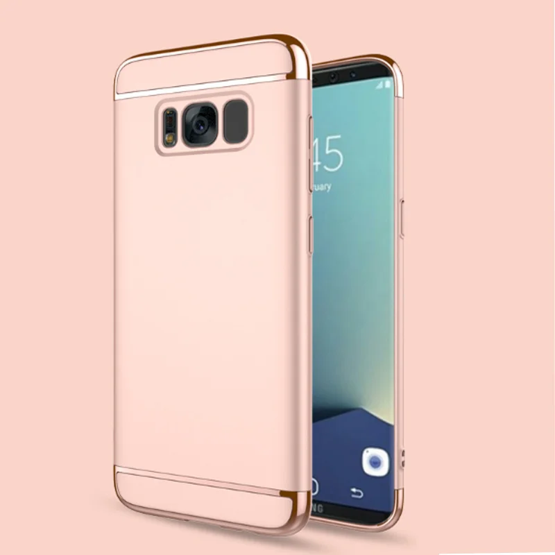 Для Samsung S8 чехол бампер Galaxy s8 задняя крышка роскошный mofi тонкий жесткий 3 в 1