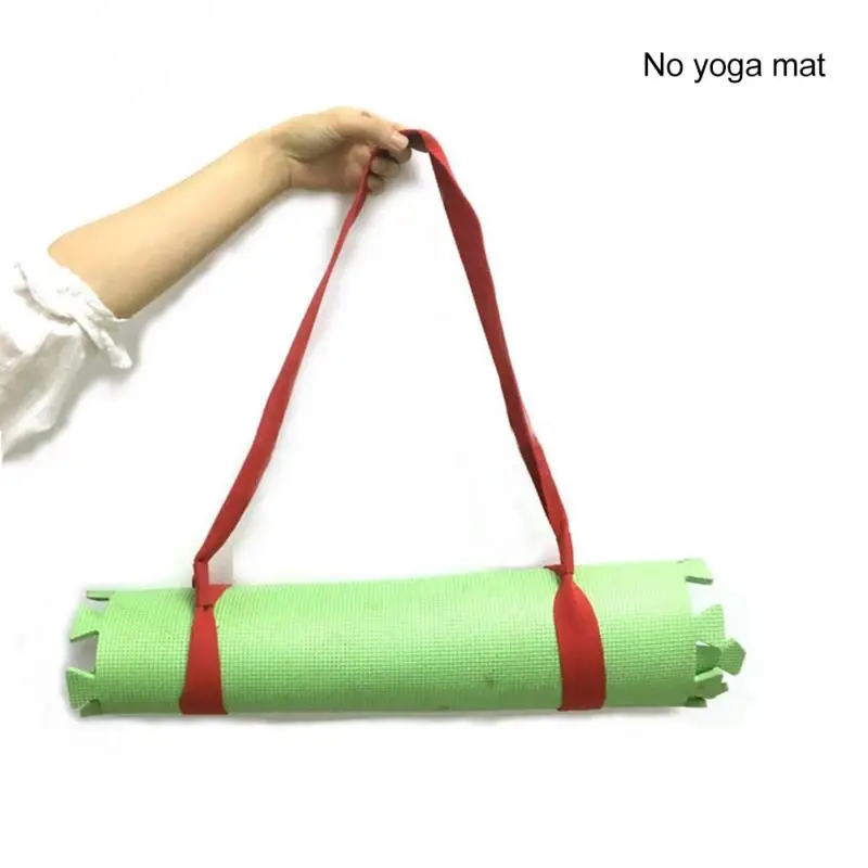 Новый Коврик для йоги с ремешком Эластичный свернутый ремень фитнеса спортзала